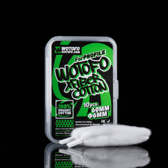WOTOFO Brasil - 6mm T2XB311 Wotofo PROFILE algodão xfiber para perfil