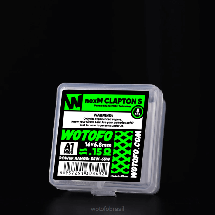 WOTOFO cigarro eletronico - nexmesh clapton s 5pcs T2XB312 Wotofo NEXMESH bobina de malha
