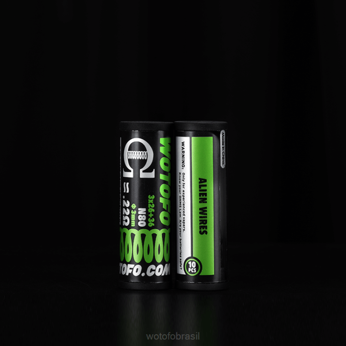 WOTOFO disposable - fio alienígena 0,22 ohm 10pcs T2XB329 Wotofo bobinas pré-construídas