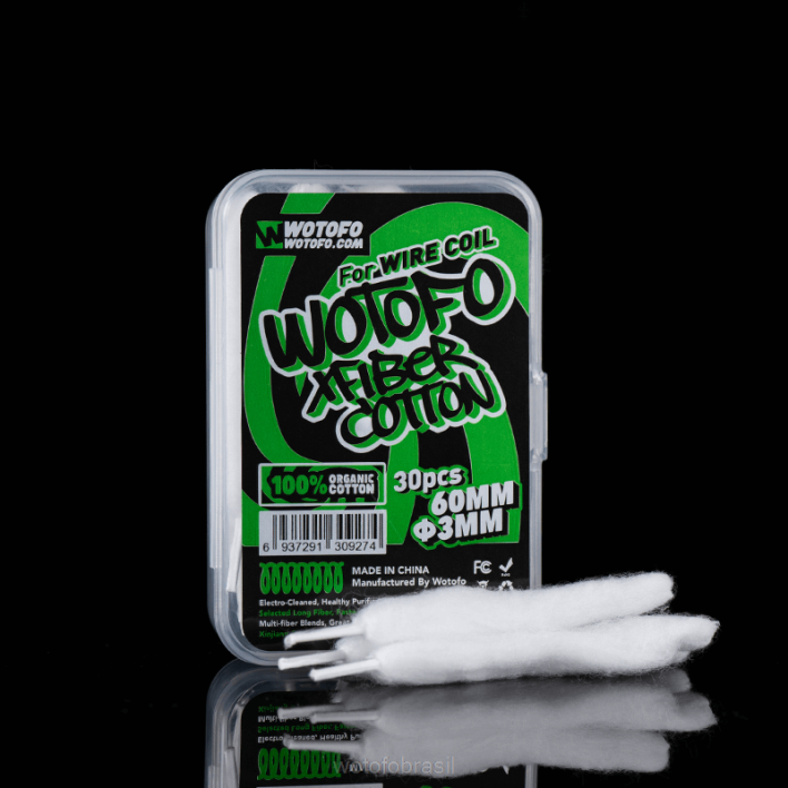 WOTOFO disposable vape - 3mm-30pcs de espessura T2XB316 Wotofo algodão xfibra