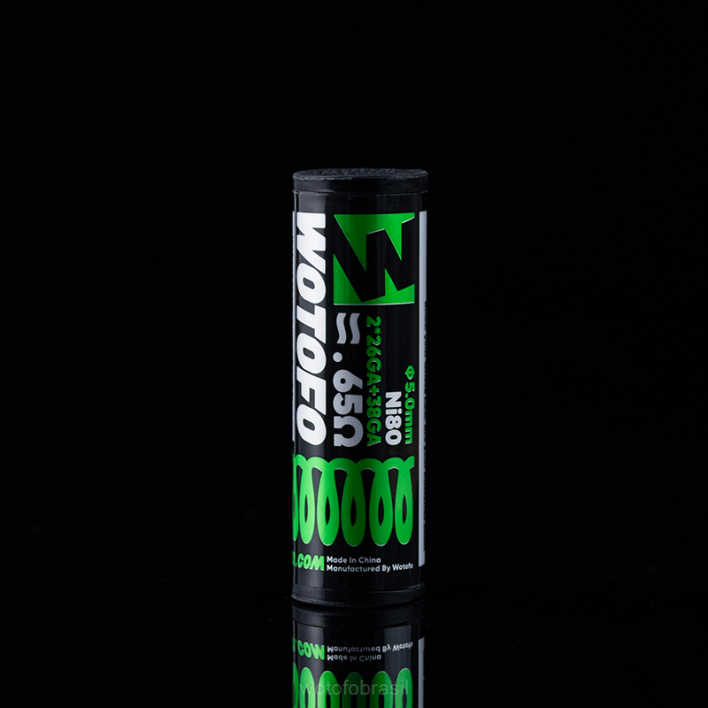 WOTOFO vape pods - clapton fundido de núcleo duplo 0,65 ohm 5 mm 5 unidades T2XB347 Wotofo bobina pré-construída id
