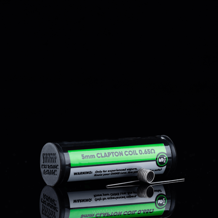 WOTOFO vape pods - clapton fundido de núcleo duplo 0,65 ohm 5 mm 5 unidades T2XB347 Wotofo bobina pré-construída id