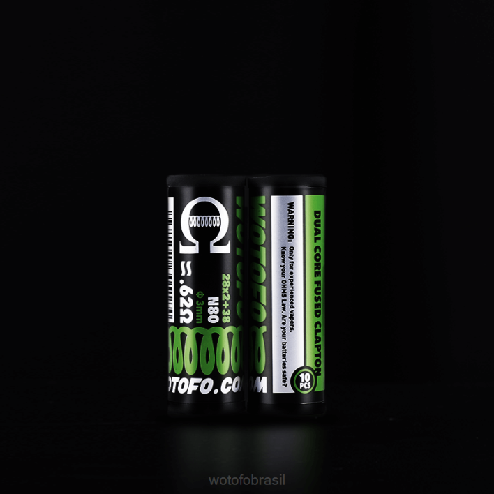 WOTOFO vape pods - clapton fundido dual core 0,62 ohm 10pcs T2XB327 Wotofo bobinas pré-construídas