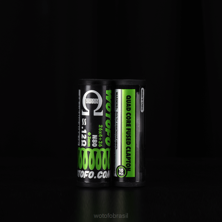 WOTOFO vape pods - clapton fundido quad core 0,12 ohm T2XB337 Wotofo bobinas pré-construídas
