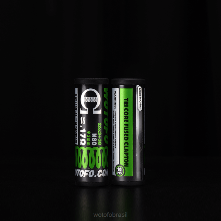 WOTOFO vape review - clapton fundido tri core 10 unidades T2XB328 Wotofo bobinas pré-construídas