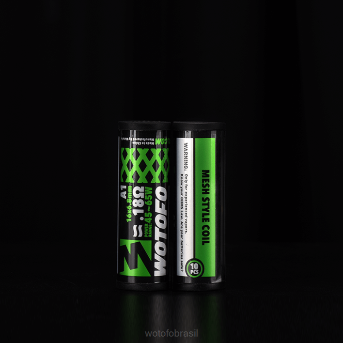 WOTOFO vape review - original 0,18 ohm 10 unidades T2XB338 Wotofo bobina estilo malha