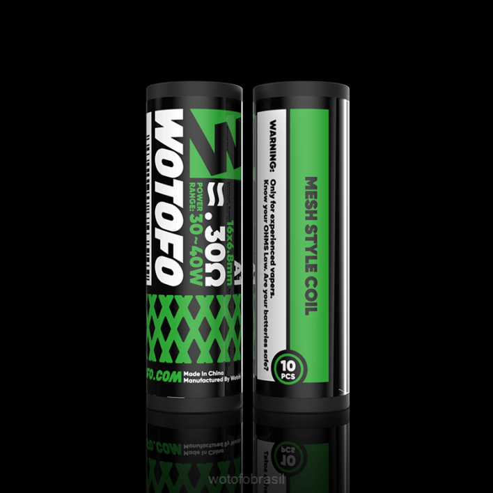 WOTOFO vape review - original 0,18 ohm 10 unidades T2XB338 Wotofo bobina estilo malha