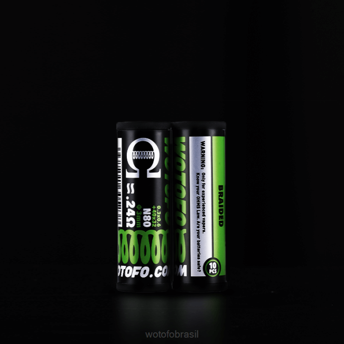 WOTOFO vape tool kit - clapton fundido quad core 0,26 ohm 10pcs T2XB333 Wotofo bobinas pré-construídas