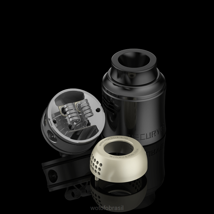 WOTOFO cigarro eletronico - metal de canhão T2XB162 Wotofo RECURVE v2 rda