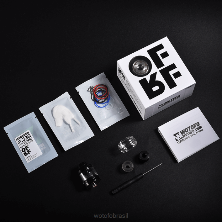 WOTOFO flavors - metal de canhão 24mm T2XB220 Wotofo engrenagem rta