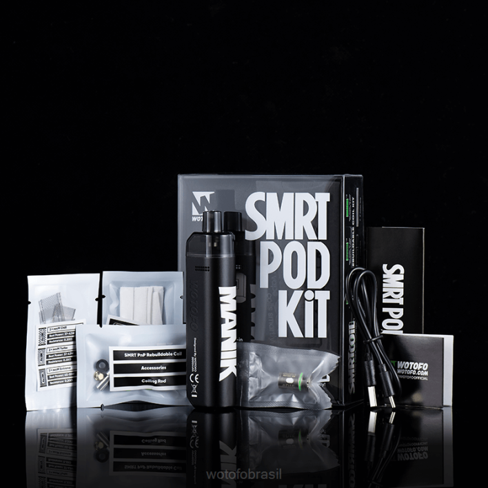 WOTOFO vape tool kit - kit rpm2 preto azul T2XB3 Wotofo SMRT conjunto de cápsulas